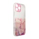 Marble Case for iPhone 12 Pro Gel Cover Marble Pink