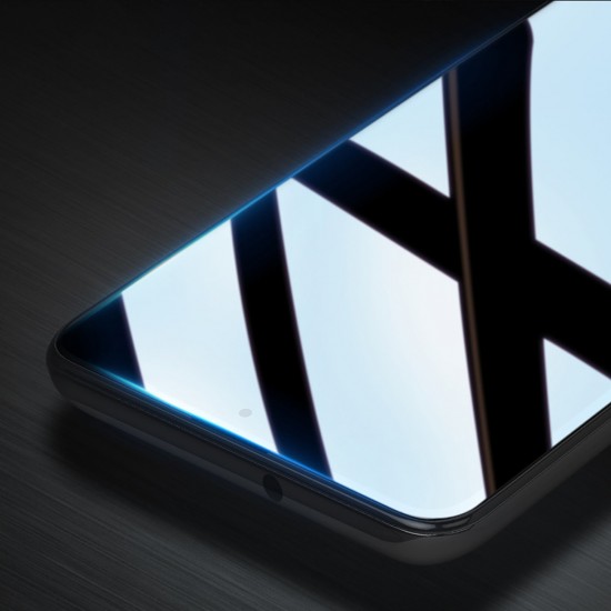 Dux Ducis 10D Tempered Glass 9H full screen tempered glass with frame Motorola Moto E32 black (case friendly)