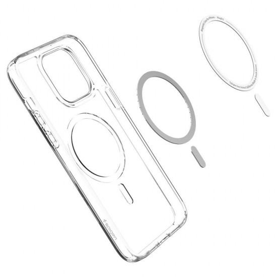 Spigen Ultra Hybrid Mag Case with MagSafe for iPhone 14 Pro - Clear/White