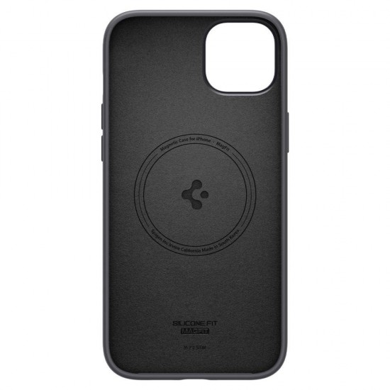 Spigen Silicone Fit Mag Case with MagSafe for iPhone 14 Plus - Black