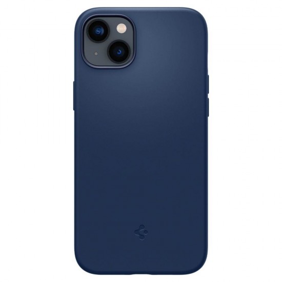 Spigen Silicone Fit Mag Case with MagSafe for iPhone 14 Plus - Blue