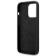BMW Silicone Metal Logo Case for iPhone 14 Pro Max - Black