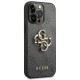 Guess 4G Big Metal Logo Case for iPhone 14 Pro - Gray