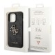 Guess 4G Big Metal Logo Case for iPhone 14 Pro - Gray