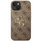 Guess 4G Big Metal Logo Case for iPhone 14 - Brown
