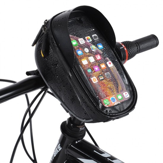 Wozinsky Bike Handlebar Bag with Phone Case 1L Black (WBB16BK)