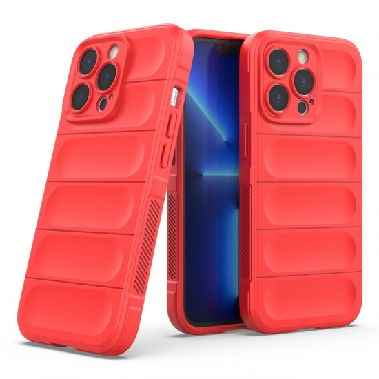 Magic Shield Case for iPhone 13 Pro flexible armored cover red