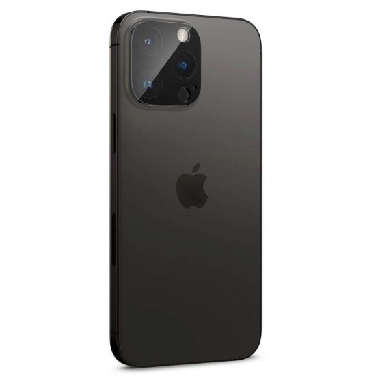 Spigen Optik.tR Camera Protector for iPhone 14 Pro / Pro Max / 15 Pro / Pro Max / 16 Pro / Pro Max - Black 2 pcs.