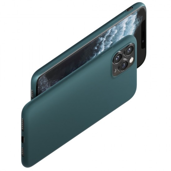 Case for iPhone 14 Plus from the 3mk Matt Case series - dark green