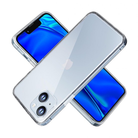 Case for iPhone 14 silicone from the 3mk Clear Case series - transparent