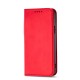 Magnet Card Case case for iPhone 14 Pro flip cover wallet stand red
