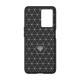Carbon Case Cover for Oppo A57 5G / A57 / A77 5G / A77 / K10 5G, Realme V23 5G / Narzo 50 5G / Q5i 5G Flexible Silicone Carbon Cover Black