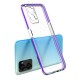 Spring Case Cover for Realme 9i, Oppo A36 / A76 / A96 Silicone Cover with Frame Light Blue