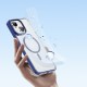 Dux Ducis Clin2 case for iPhone 14 Plus magnetic MagSafe cover blue