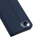 Dux Ducis Skin Pro Case For Realme C30 / Realme Narzo 50i Prime Cover Flip Card Wallet Stand Blue