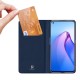 Dux Ducis Skin Pro case for Oppo Reno 8 flip cover card wallet stand blue