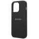 Guess Saffiano Strap Case for iPhone 14 Pro - Black