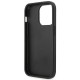 Guess Saffiano Strap Case for iPhone 14 Pro - Black