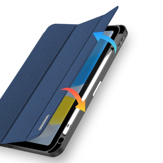 Dux Ducis Domo case iPad 10.9'' 2022 (10th generation) smart cover stand blue