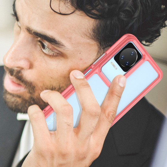 Outer Space Case Xiaomi Poco F4 5G cover with a flexible frame red