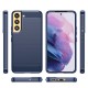 Carbon Case for Samsung Galaxy S23+ flexible silicone carbon cover blue