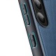 Dux Ducis Fino case Samsung Galaxy S23+ cover with silicone frame blue