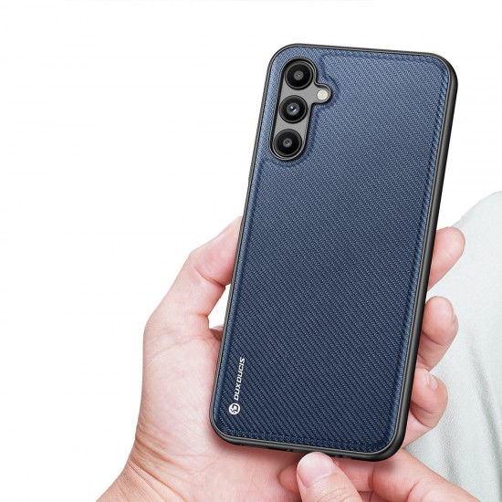 Dux Ducis Fino case Samsung Galaxy A14 5G cover with silicone frame blue