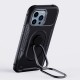 Joyroom Dual Hinge case for iPhone 14 Pro armored case with a stand and a ring holder black