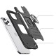 Wozinsky Ring Armor case for iPhone 14 Pro Max armored cover magnetic holder ring silver