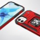 Wozinsky Ring Armor case for iPhone 14 Plus armored cover magnetic holder ring red