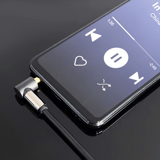 Wozinsky AUX Cable Angled (Male-Male) Mini Jack Cable 1.5m Black