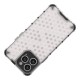 Honeycomb case for iPhone 14 Pro armored hybrid cover transparent