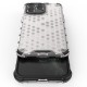 Honeycomb case for iPhone 14 Pro Max armored hybrid cover transparent