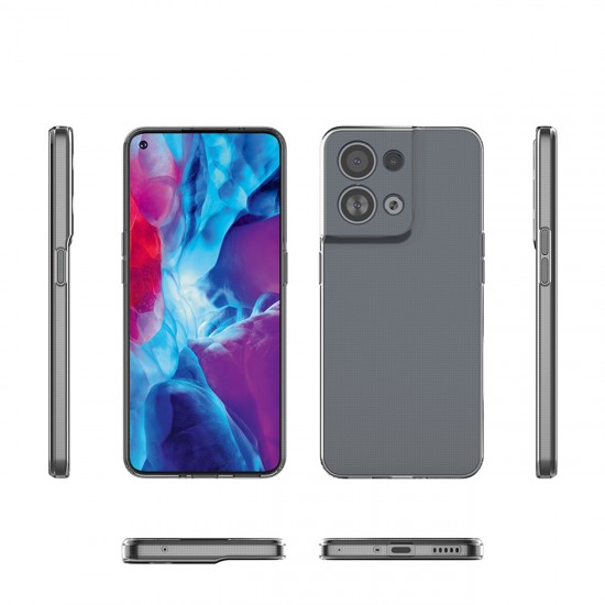 Ultra Clear 0.5mm case for Oppo Reno 8 Pro thin cover transparent