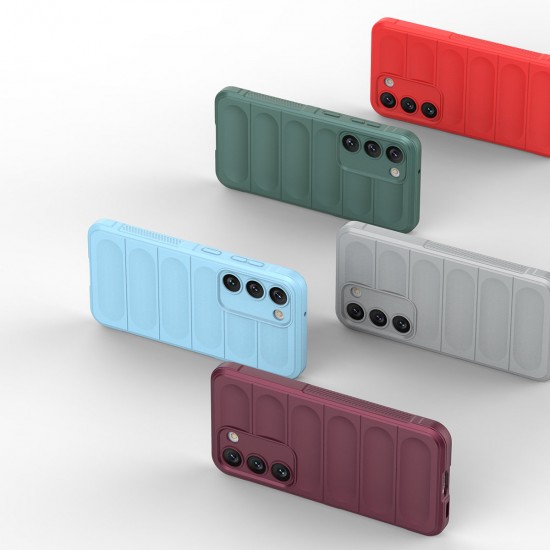 Magic Shield Case for Samsung Galaxy S23+ flexible armored cover blue