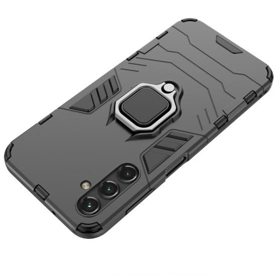 Ring Armor case for iPhone 14 Pro armored cover magnetic holder ring black