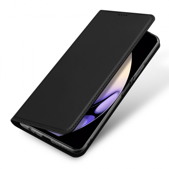 Dux Ducis Skin Pro Case for Realme 10 Pro Flip Card Wallet Stand Black