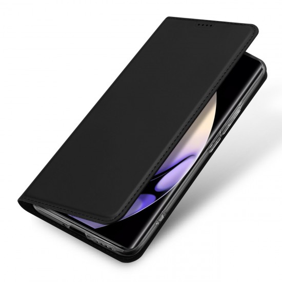 Dux Ducis Skin Pro case for Realme 10 Pro+ flip cover card wallet stand black
