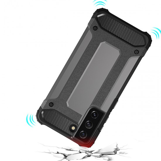 Hybrid Armor case for Samsung Galaxy S23+ armored hybrid cover blue