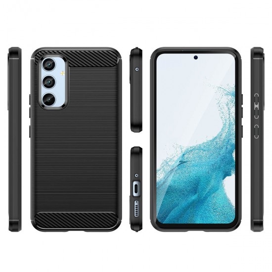 Carbon Case for Realme 10 5G / Realme 9i 5G Flexible Silicone Carbon Cover Black