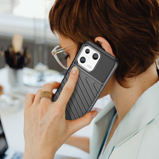 Thunder Case for Motorola Moto G62 5G silicone armor case black