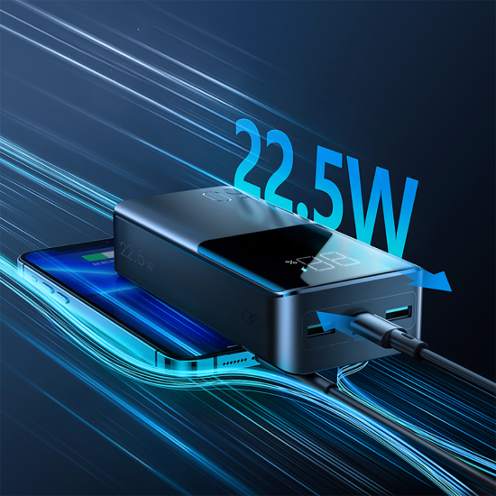 Joyroom power bank 30000mAh 22.5W PD QC3.0 AFC black (JR-QP193)