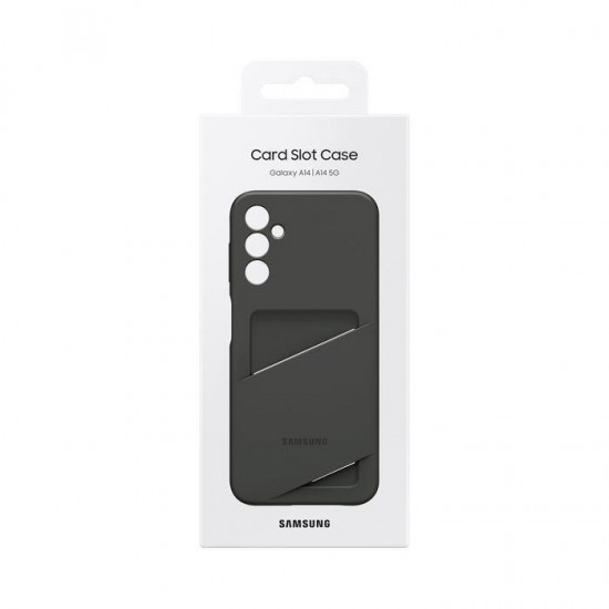 Samsung Card Slot Cover case for Samsung Galaxy A14 card wallet cover black (EF-OA146TBEGWW)