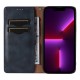 Magnet Strap Case Case for Samsung Galaxy S23 Flip Wallet Mini Lanyard Stand Blue