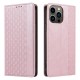 Magnet Strap Case for Samsung Galaxy S23+ Flip Wallet Mini Lanyard Stand Pink