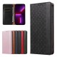 Magnet Strap Case for Samsung Galaxy S23 Ultra Flip Wallet Mini Lanyard Stand Black