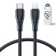 Joyroom Surpass Series A11 Lightning / USB-C 20W 1.2 m cable - black