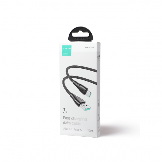 Joyroom Surpass Series A11 USB-A / USB-C 3A Cable 1.2 m - Black