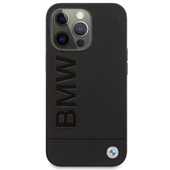 BMW Signature Logo Imprint MagSafe Case for iPhone 14 Pro Max - Black