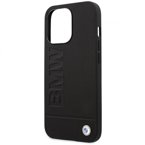 BMW Signature Logo Imprint MagSafe Case for iPhone 14 Pro Max - Black